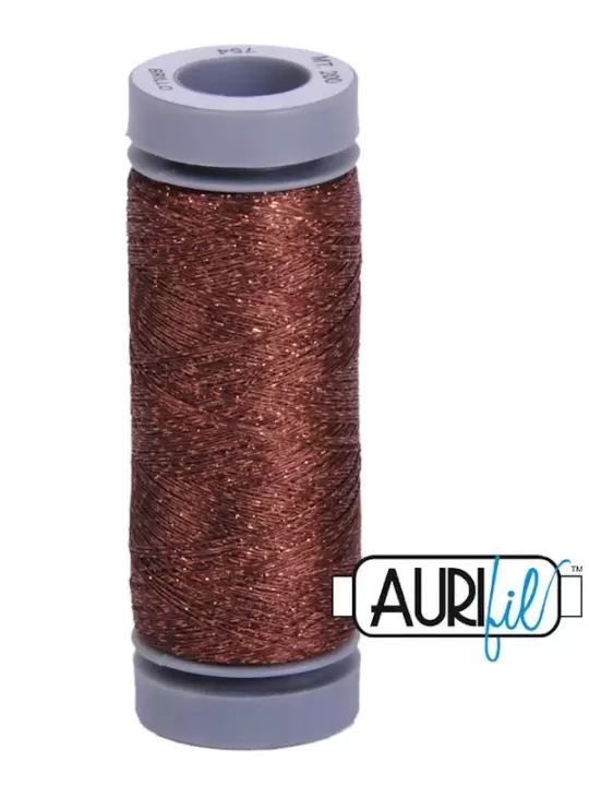 AURIFIL BRILLO 200m 754 Cuivre foncé