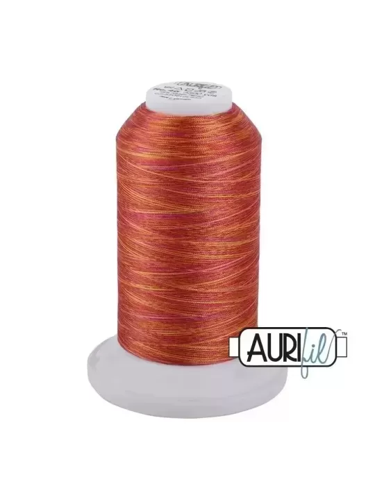 AURIFIL LONGARM VARIEGATED POLYESTER 5506 Mango Mist