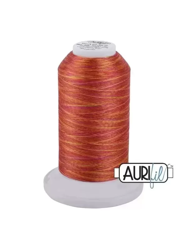 AURIFIL LONGARM VARIEGATED POLYESTER 5506 Mango Mist