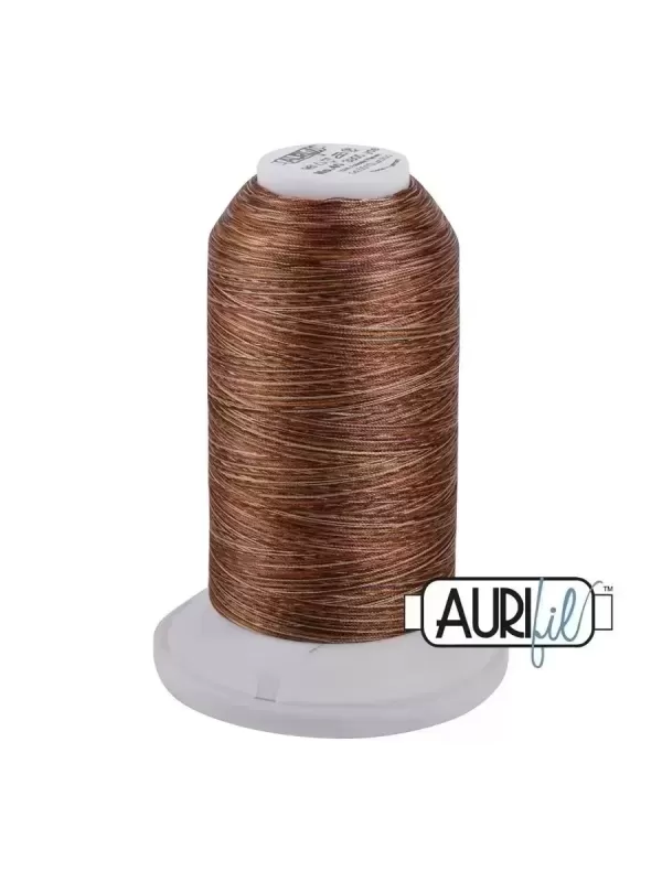 AURIFIL LONGARM VARIEGATED POLYESTER 5510 Copper Brown