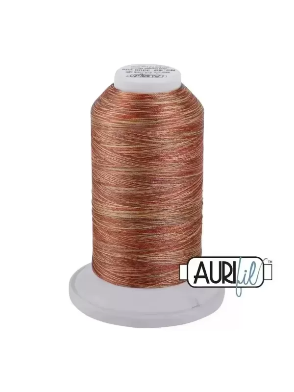 AURIFIL LONGARM VARIEGATED POLYESTER 5512 Pumpkin Spice