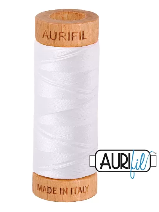 AURIFIL MAKO 80 N° 2021 Natural White (274m)