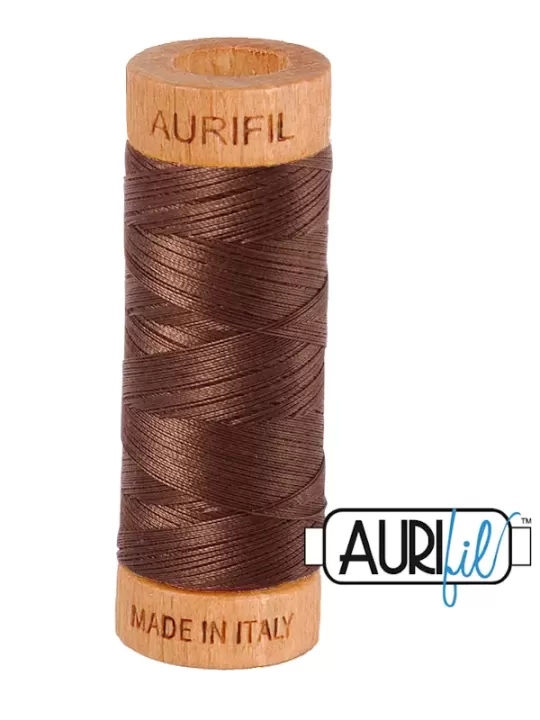 AURIFIL MAKO 80 N° 2372 Dark Antique Gold