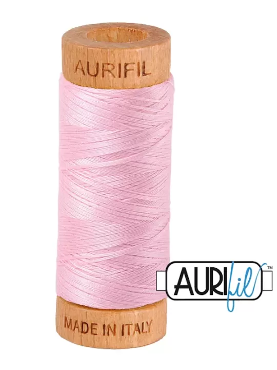 AURIFIL MAKO 80 N° 2423 Baby Pink