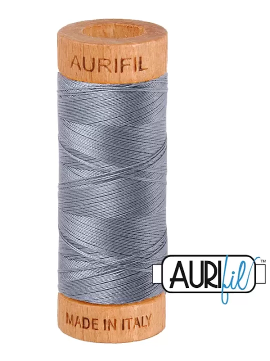 AURIFIL MAKO 80 N° 2610 Light Blue Grey