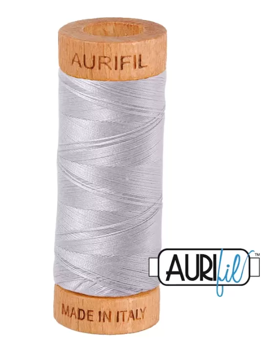 AURIFIL MAKO 80 N° 2615 Aluminium