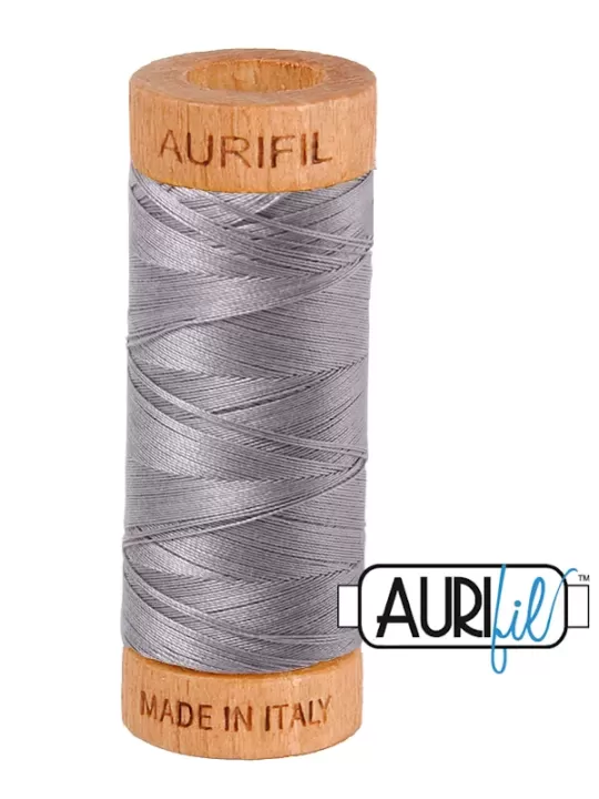 AURIFIL MAKO 80 N° 2620 Stainless Steel