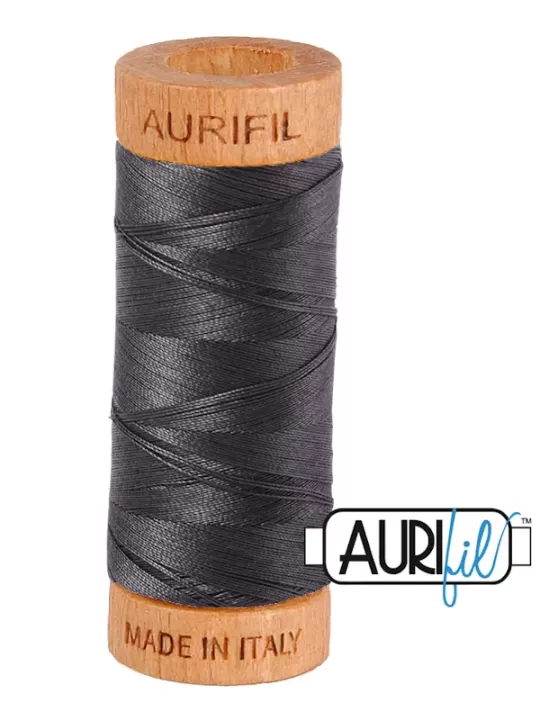 AURIFIL MAKO 80 N° 2630 Dark Pewter