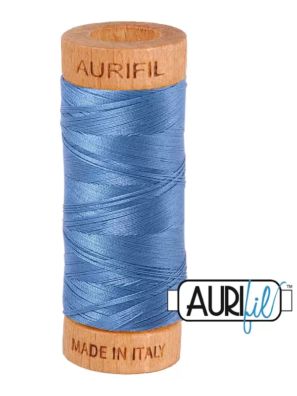 AURIFIL MAKO 80 N° 2725 Light Wedgewood