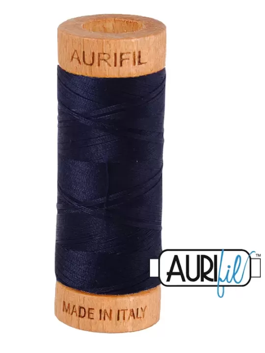 AURIFIL MAKO 80 N° 2785 Very Dark Navy