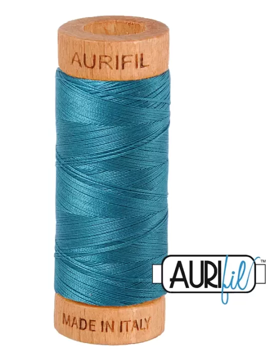 AURIFIL MAKO 80 N° 4182 Dark Turquoise