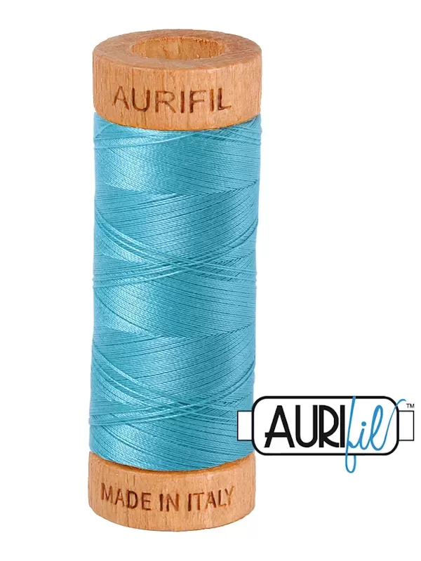 AURIFIL MAKO 80 N° 5005 Bright Turquoise