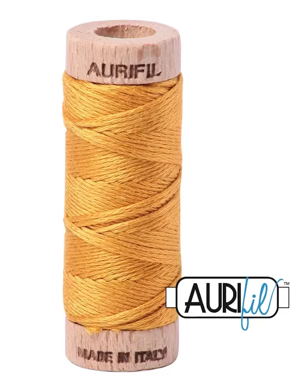 FIL COTON AURIFLOSS AURIFIL 2140 Orange Mustard