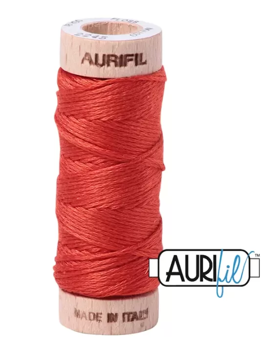 FIL COTON AURIFLOSS AURIFIL 2245 Red Orange