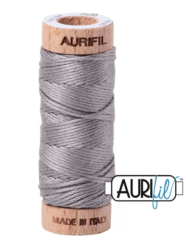 FIL COTON AURIFLOSS AURIFIL 2620 Stainless Steel