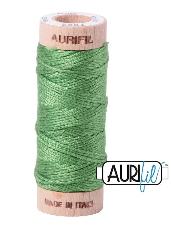 FIL COTON AURIFLOSS AURIFIL 2884 Green Yellow