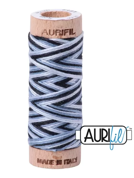 FIL COTON AURIFLOSS AURIFIL 4669 Stonewash Blues