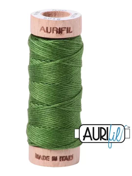 FIL COTON AURIFLOSS AURIFIL 5018 Dark Grass Green