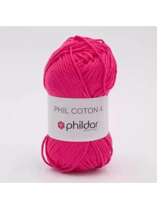 Fils & Laines PHILDAR - PHIL COTON 4 Coloris OEILLET