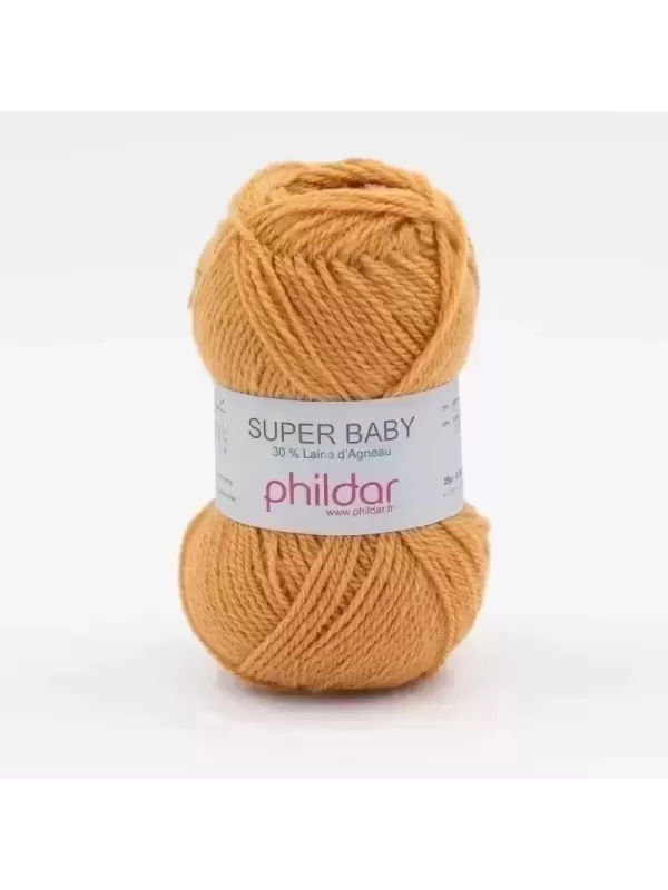 PHILDAR Laine SUPER BABY Miel