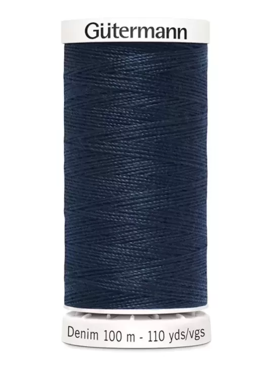 Fil Spécial Jeans GÜTERMANN DENIM 100m 6855 Bleu marine