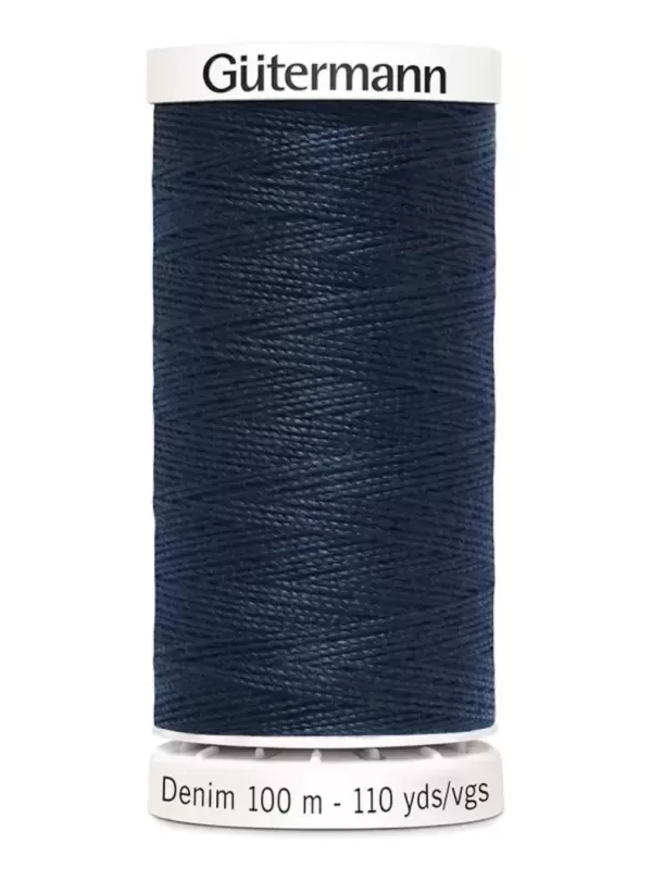 Fil Spécial Jeans GÜTERMANN DENIM 100m 6855 Bleu marine