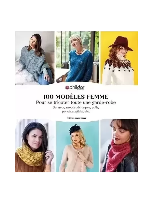 Catalogue PHILDAR / MARIE CLAIRE 100 modéles Femme