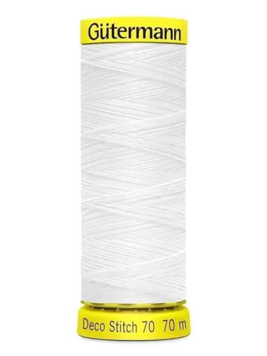 FIL DECO STITCH 70 GÜTERMANN 70m N° 800 Blanc