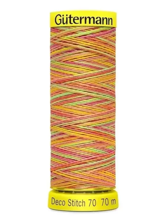 FIL DECO STITCH 70 GÜTERMANN 70m N° 9873 Multicolore