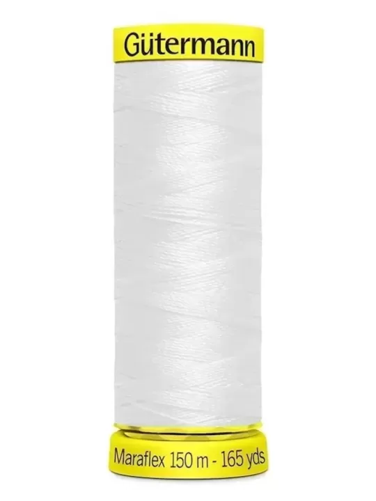 FIL MARAFLEX 120 GÜTERMANN 150m N° 800 Blanc