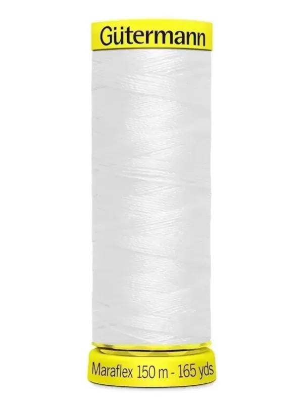 FIL MARAFLEX 120 GÜTERMANN 150m N° 800 Blanc