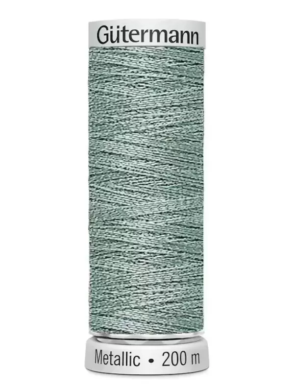 GÜTERMANN Fil à broder METALLIC 7053 Vert jade clair