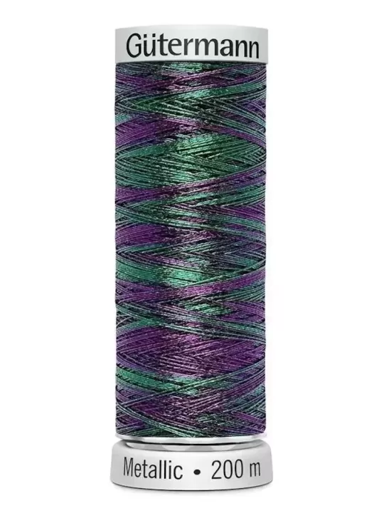 GÜTERMANN Fil à broder METALLIC 7022 Jade Violet