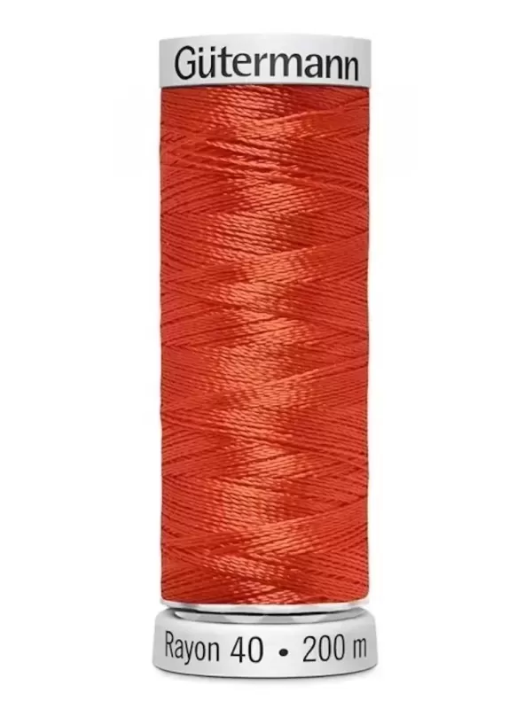 GÜTERMANN RAYON 40 N° 1184 Orange Red