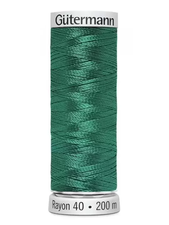 GÜTERMANN RAYON 40 N° 1503 Green Peacock