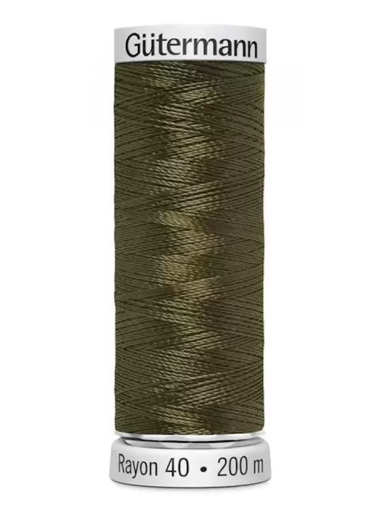 GÜTERMANN RAYON 40 N° 1173 Medium Army Green