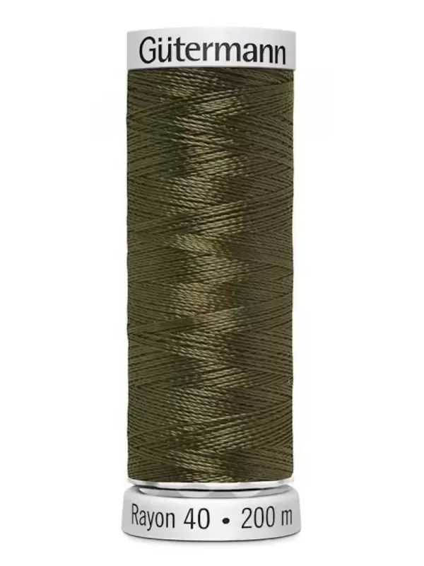 GÜTERMANN RAYON 40 N° 1173 Medium Army Green