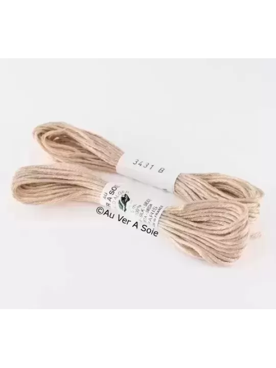 AU VER À SOIE - SOIE D'ALGER Taupe N° 3431