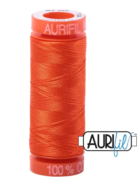 AURIFIL COTON MAKO 50 N° 1104 Neon Orange