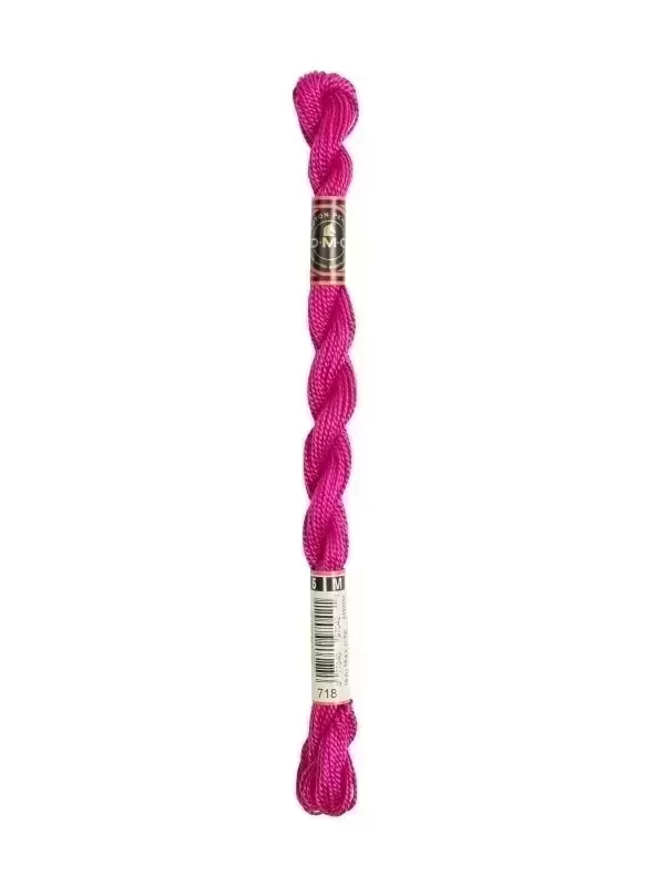 DMC Coton Perlé N° 5 (Art. 115) 718 Rose magenta