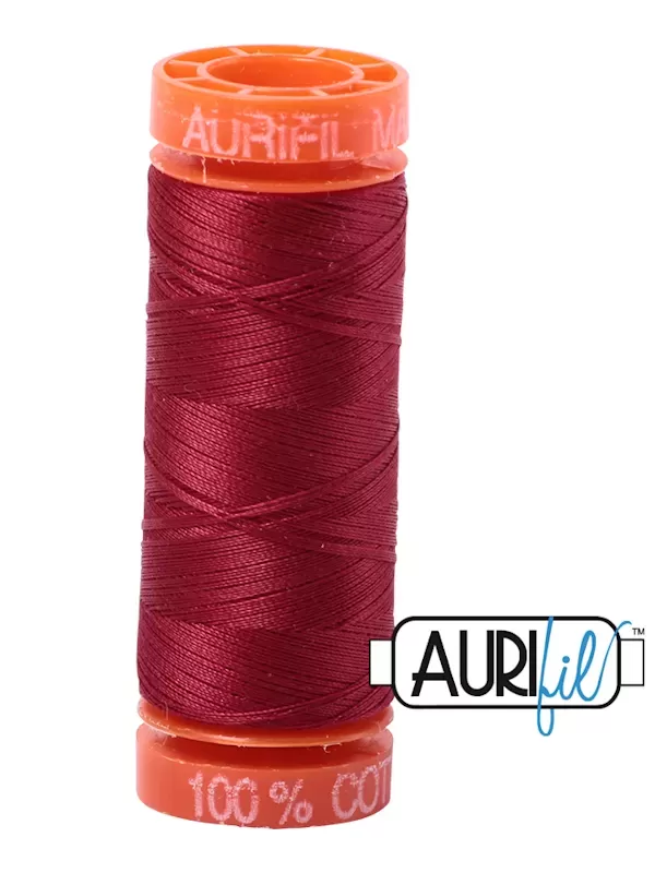 AURIFIL COTON MAKO 50 N° 1103 Burgundy