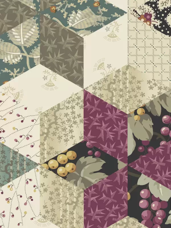 ANDOVER FABRICS - ENGLISH GARDEN par Edyta Sitar 831-X Stardust