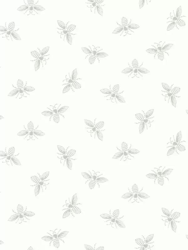 ANDOVER FABRICS - FRENCH BEES par Renee Nanneman 9084.LC1 White Wisp