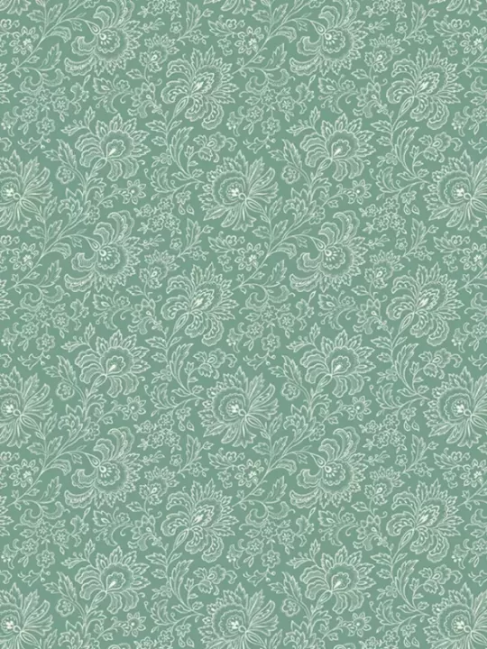 ANDOVER FABRICS - FRENCH CHATEAU par Renee Nanneman 9085.G2 Paisley Seaspray