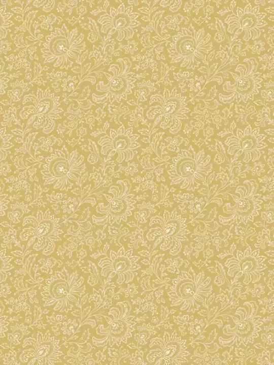 ANDOVER FABRICS - FRENCH CHATEAU par Renee Nanneman 9085.Y1 Paisley Golden