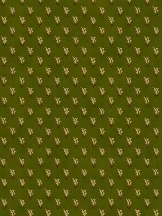 HENRY GLASS FABRICS - FARMHOUSE CHRISTMAS par Kim Diehl 9669.66 Green Holly