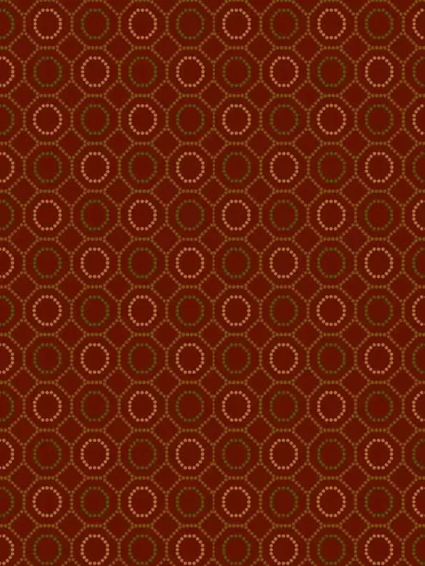 HENRY GLASS FABRICS - FARMHOUSE CHRISTMAS par Kim Diehl 9673.88 Red Mini Hexie Allover