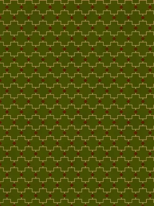 HENRY GLASS FABRICS - FARMHOUSE CHRISTMAS par Kim Diehl 9675.66 Green Geometric