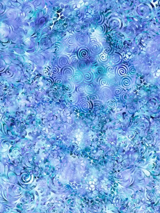 QT FABRICS - EFFERVESCENCE par Dan Morris 28159.B Light Blue