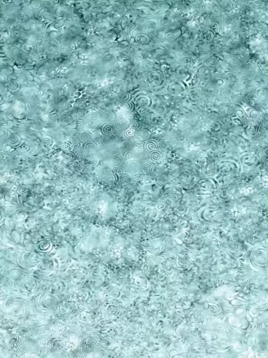 QT FABRICS - EFFERVESCENCE par Dan Morris 28159.Q Seafoam